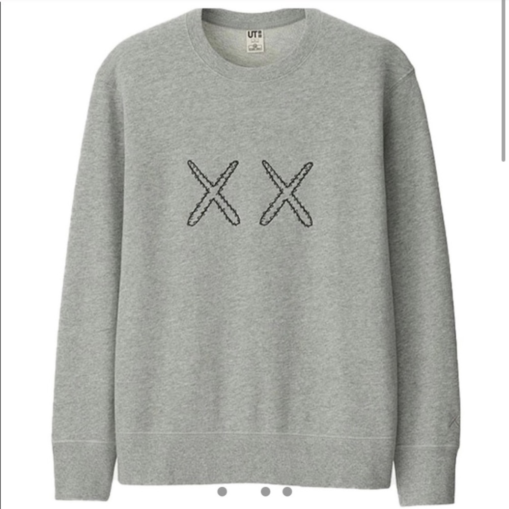 Uniqlo x KAWS Grey Sweatshirt